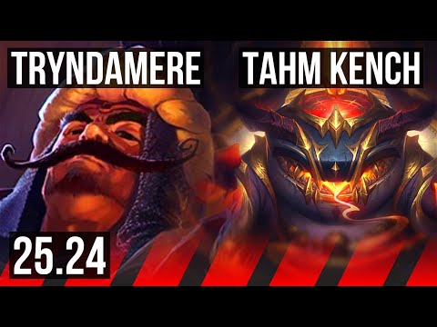 TRYNDAMERE vs TAHM KENCH (TOP) | 51K damage | NA Master | 25.24