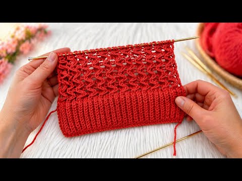 This Vertical Zigzag Pattern Creates Stunning Texture