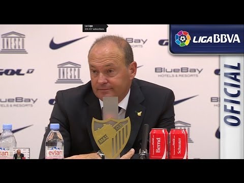 Rueda de Prensa de Mel tras el Málaga CF (3-2) Real Betis - HD