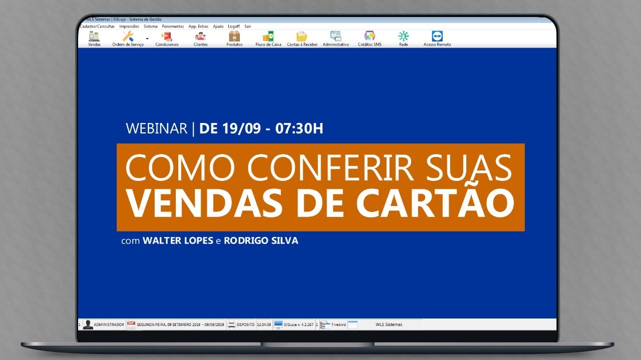 WEBINAR: COMO CONFERIR SUAS VENDAS NO CARTÃO DE CRÉDITO