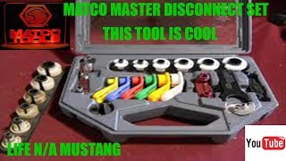 Matco master disconnect set mds399 this tool is cool episode #13