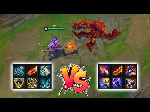 AP Jax vs AD Jax — Damage Test on 10,000 HP Malphite