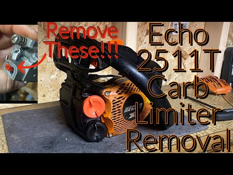 Echo 2511T Carburetor Adjustment Limiter Removal!!!!!!Easy!!!!!!