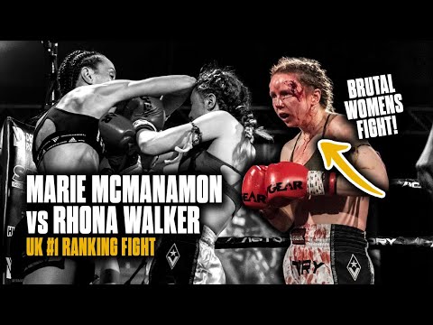 FEMALE MUAY THAI WAR!! 😱 Marie McManamon vs Rhona Walker | VICTORY 10