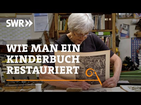 Wie man ein altes Kinderbuch restauriert | SWR Handwerkskunst