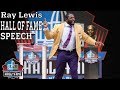 Ray Lewis FULL Hall of Fame Speech | 2018 Pro Football Hall of Fame | NFL