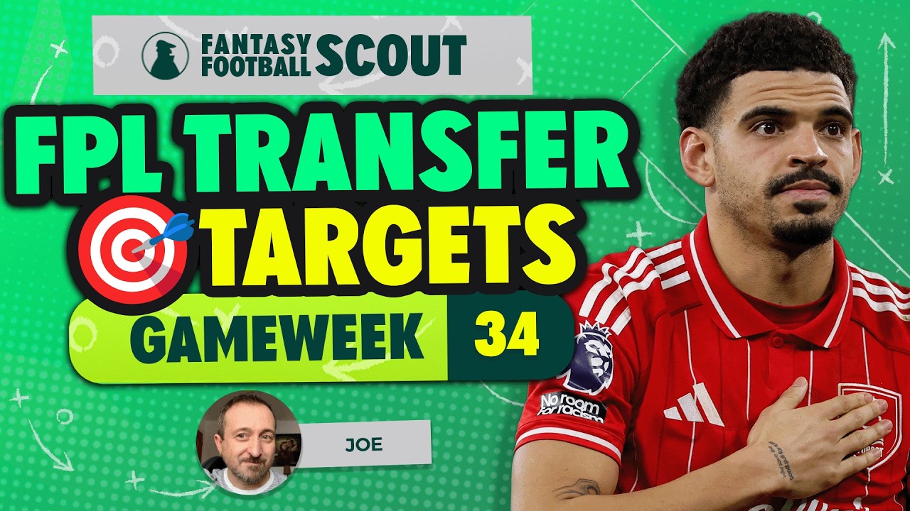 JOE'S FPL GW34 FREE HIT! 🔥 | FPL GW34 TRANSFER TARGETS 🎯 | Fantasy Premier League Tips 2025/26