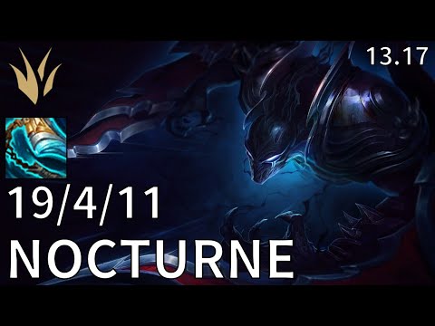 Nocturne Jungle vs Zac - EUW Master | Patch 13.17