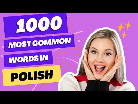 1000 most common words in Polish