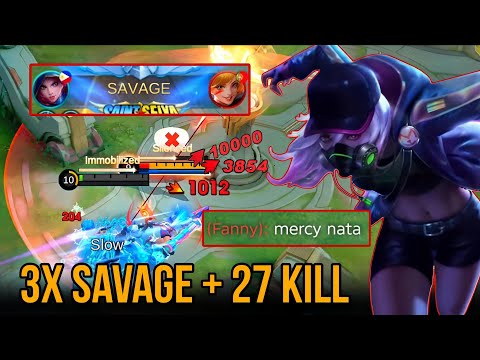 UNSTOPPABLE NATALIA 😱 | 3X SAVAGE + 27 KILL | Insane Gameplay!!