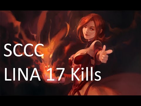Sccc Lina Gameplay Patch 7.06c 17 Kills Godlike Highlights Rank Game