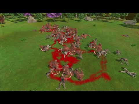 Army of minotaurs & rarewolves vs hill giants