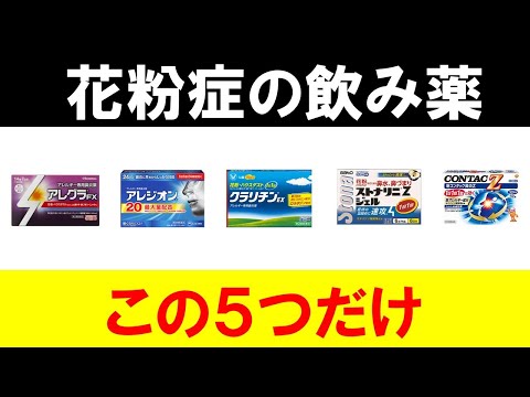 アレルギー薬 – 最もよく使用される 4 つの薬