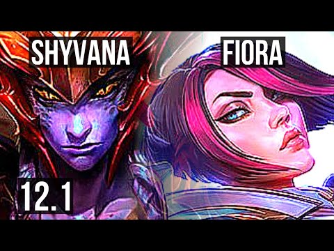SHYVANA vs FIORA (TOP) | 9/2/11, 600+ games, 900K mastery, Dominating | EUW Diamond | 12.1