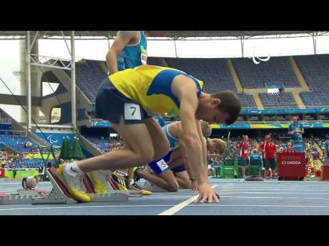 Athletics | Men's 100m - T35 Round 1 Heat 2 | Rio 2016 Paralympic Games