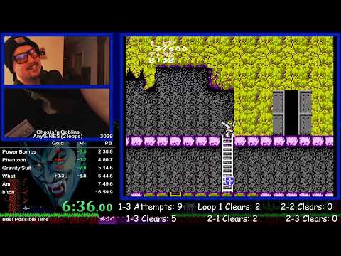[World Record] Ghosts 'n Goblins any% Speedrun in 16:32