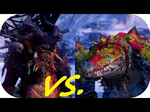 Total War: Warhammer II ⚡️ Fight Club ⚡️ Kroxigors vs. Trolls (Armoured)