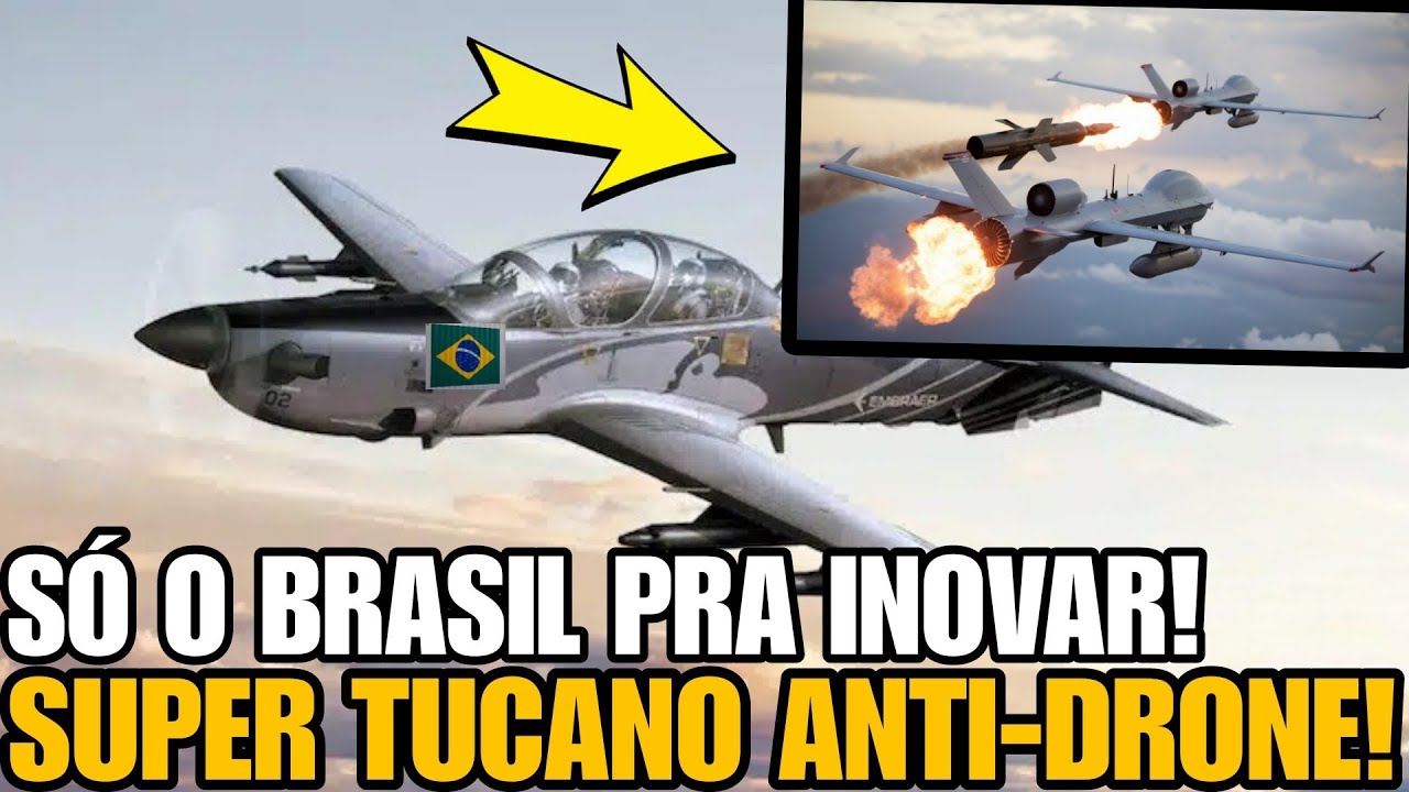 CAÇAS A-29 SERÃO ÚNICO NO MUNDO A TER SER ANTI DRONE! OTAN FICOU PRA TRÁS