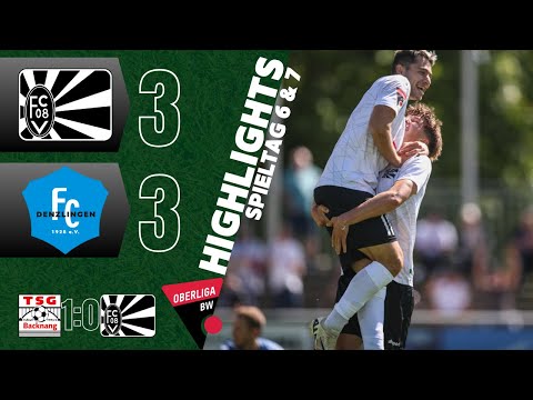 HIGHLIGHTS | FC 08 auswärts in Backnang & zuhause gegen Denzlingen | Oberliga 25/26, Spieltag 6 & 7