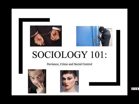 Soc 101 Chapter 6 Deviance and Social Control Lecture Part 1