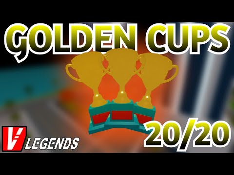 🏆All 20 Golden Cups (Season Pass) - Vehicle Legends ROBLOX🏆