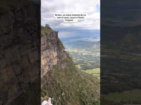 Piedra Colgada, Susa Cundinamarca, con mi Guapacito ❤️#colombia #humor #travesia #felicidad #viajes