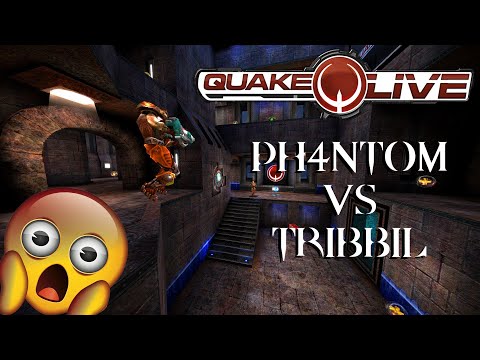 Ph4ntom vs Tribbil - Aerowalk | Quake Live - Friendly Duel