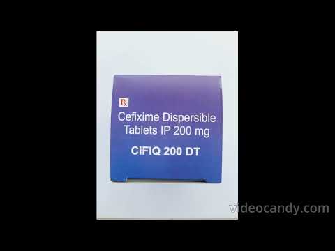 Cefixime 200 Mg Dispersible Tablets