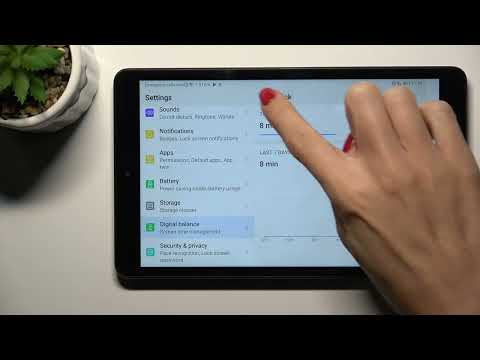 How to Check Total Screen Time on HUAWEI MediaPad M5 Lite – Display Settings