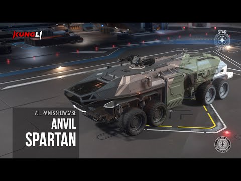 Anvil Spartan - All Paints Showcase | @RobertsSpaceInd