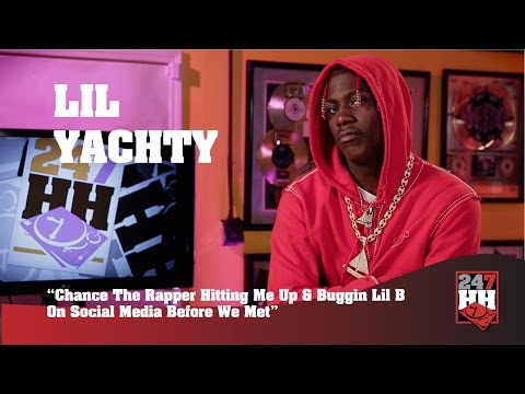 Lil Yachty - Chance The Rapper Hitting Me Up & Bugging Lil B on Social Media (247HH Exclusive)