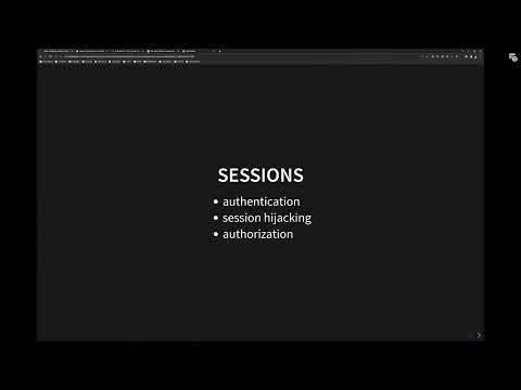 Security Summer School v9 - Web Security Track - Session 02: Cookies & Session Management