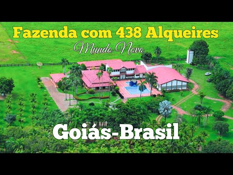2120 Hectares com Pista de Pouso! Fazenda de Luxo em GOIÁS para Pecuária Premium