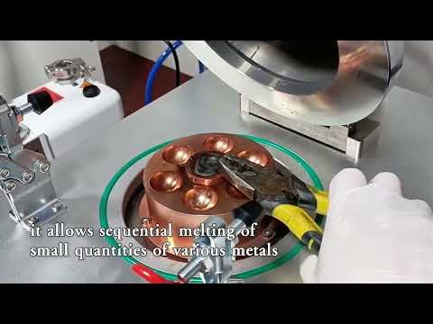 Vacuum Arc Melting Furnace in Action – Lab Metal Alloy Melting Process