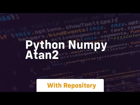Python Numpy Atan2