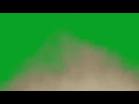 dust impact green screen effect
