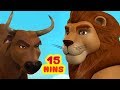 Divide And Rule Short Tales Animal Stories For Children Infobells