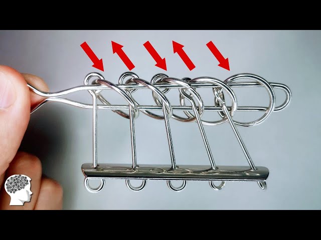 Vídeo relacionado con Rompecabezas Metal Juego de Anillos Educativo, Juegos de Inteligencia, para Niños y Adultos Juego Mesaa