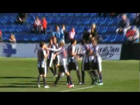 Los tres goles del Hércules al Lugo vistos desde Fondo Sur