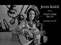Joan Baez at Gannon College 1972