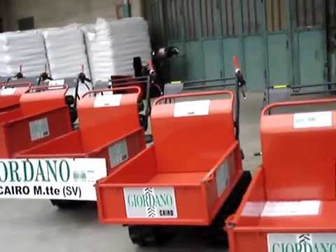 MOTOCARRIOLE CINGOLATE LINEA GIOR 300 e 500 - da Giordano Cairo