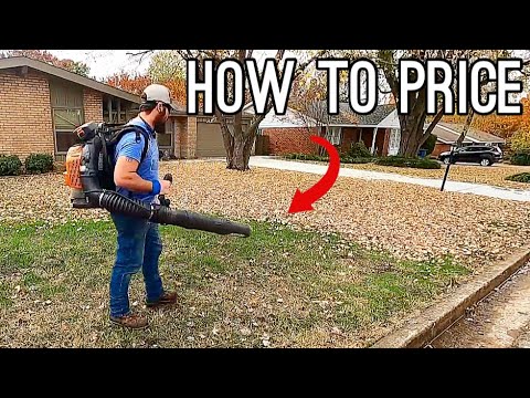 How To Quote Leaf Removal Jobs