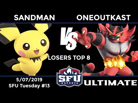 SFU Ultimate #13: LR3 - Sandman (Pichu) vs OneOutKast (Incineroar)