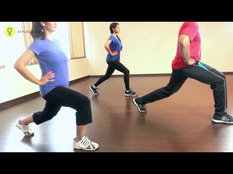 30日スクワットチャレンジ 7日目（ランジスクワットエクササイズ (30 Days Squat Challenge - Day 7th (Lunges Squats Exercise))