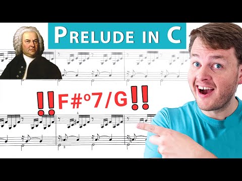Learn EVERY chord in Bach's Prelude in C - Chord names, theory, and progressions!