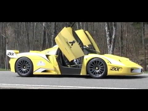 Ferrari Enzo ZXX Edo Competition doing a Burnout!!!