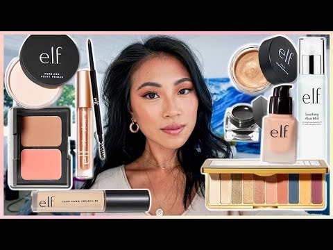 FULL FACE USING ONLY E.L.F MAKEUP TUTORIAL | GO OFF THEN ELF! Video