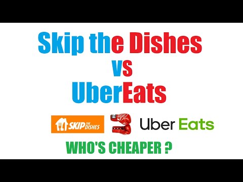 Skip the dishes Ubereats