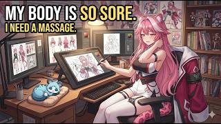 Raora has sore muscles and wants to get a massage.