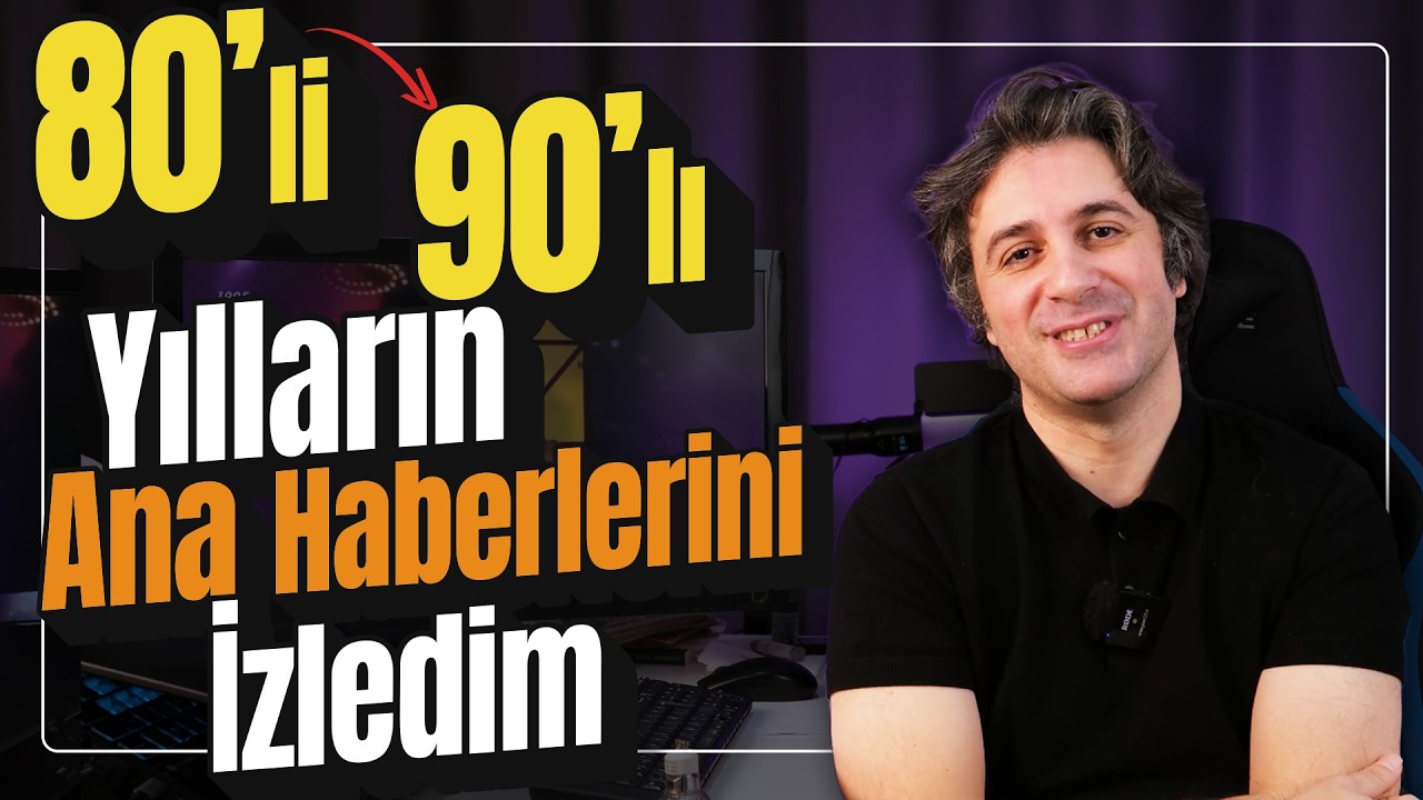 1 HAFTA BOYUNCA 80'Lİ VE 90'LI YILLARIN HABER ARŞİVİNİ İZLEDİM!📺 | TRT'de Neler Değişmiş?